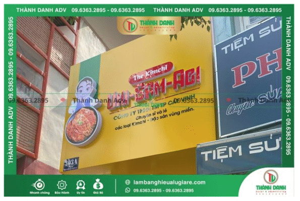 Làm bảng hiệu Alu giá rẻ Quận 5 chống chịu thời tiết tốt