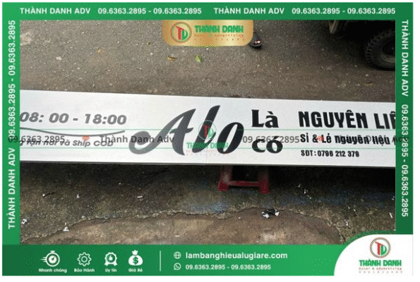 Làm bảng hiệu Alu giá rẻ Quận 5 biển báo chỉ dẫn, bảng nội quy, bảng giới thiệu dự án