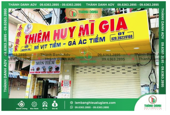 Quy trình làm bảng hiệu Alu giá rẻ Quận 5 nhanh chóng, chuyên nghiệp