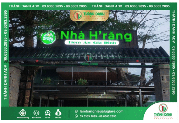 Bỏ qua chế độ bảo hành khi báo giá lam bảng hiệu Alu giá rẻ