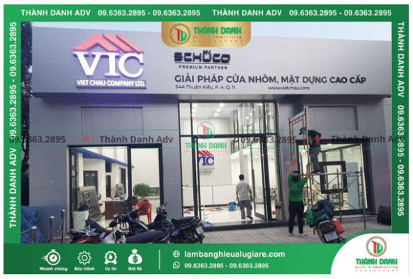 Không có hợp đồng rõ ràng khi báo giá lam bảng hiệu Alu giá rẻ