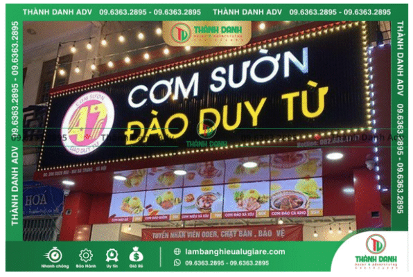 Kinh nghiệm và uy tín làm bảng hiệu Alu giá rẻ