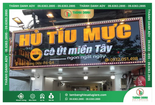 Làm bảng hiệu Alu giá rẻ quận 4 có được bảo hành không?