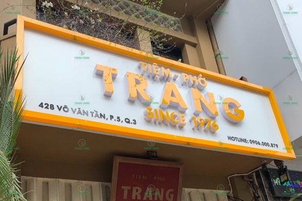 Gia công làm bảng hiệu Alu giá rẻ quận 3