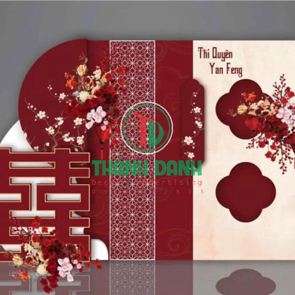Làm backdrop Giỗ Tổ Hùng Vương thiết kế đẹp mắt