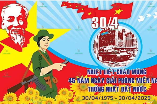 Tạo điểm nhấn đặc biệt cho backdrop trang trí sân khấu 30/4 1/5 bằng ánh sáng