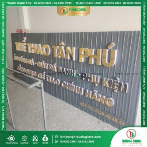 Biển Quảng Cáo Giá Rẻ, Siêu Bền Cho Cửa Hàng Thể Thao Tân Phú