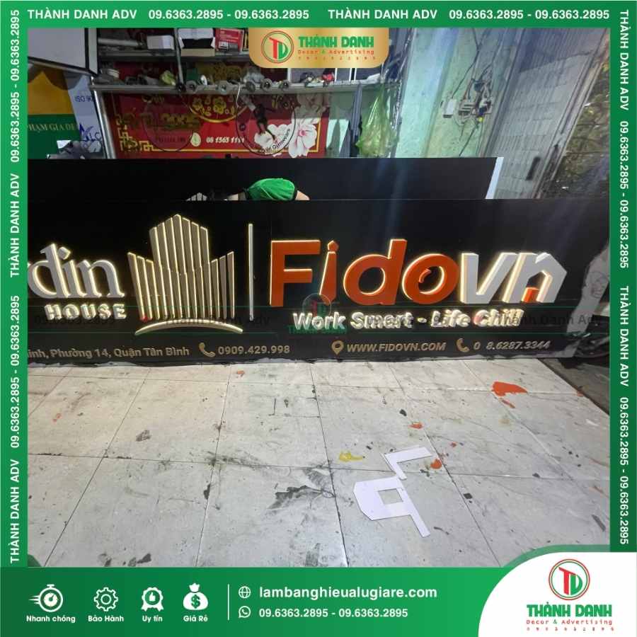 Biển Quảng Cáo Ngoài Trời Giá Rẻ Cho Thương Hiệu Bất Động Sản Fido