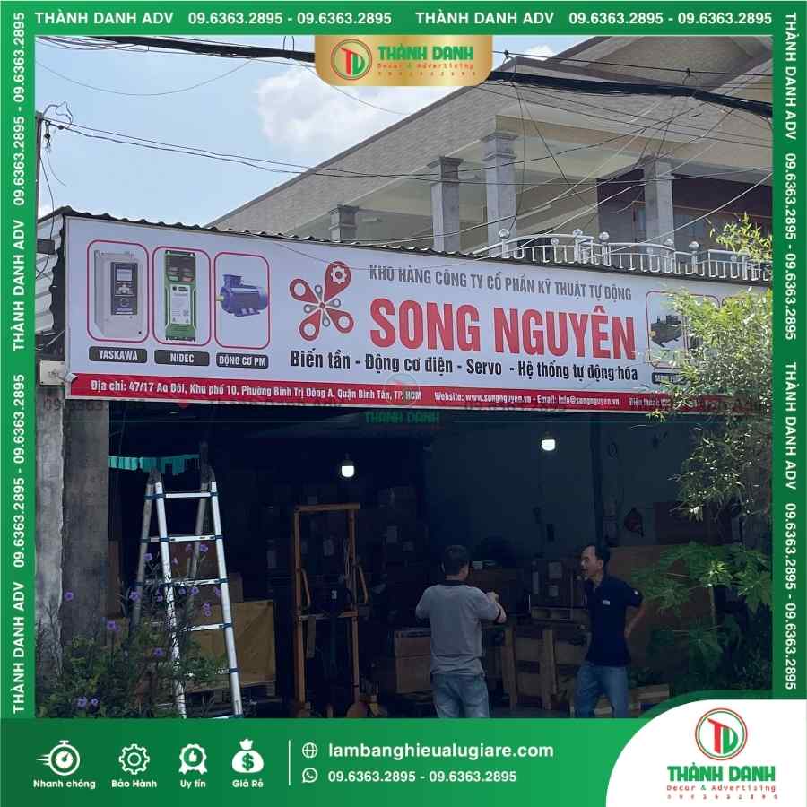 Gợi ý cách chọn đơn vị thi công bảng hiệu Hiflex In UV Khung Nhôm uy tín