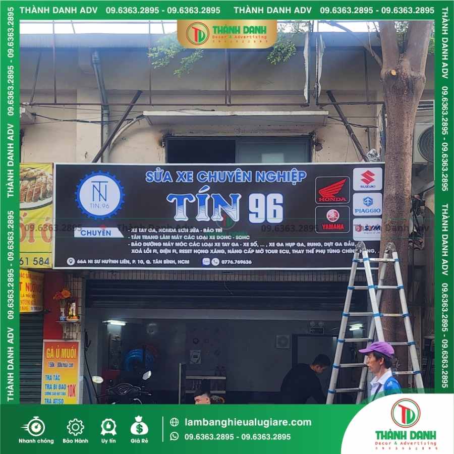 Những lưu ý cần biết khi làm bảng hiệu Hiflex in UV căng khung tránh bị “độn giá”