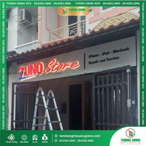Những lưu ý khi làm bảng hiệu LED chữ nổi Mica hông Inox sáng chân